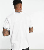 Load image into Gallery viewer, REPEAT JACQUARD BRANDED T-SHIRT - Branca - BlackBeard Fashion Lounge - 
