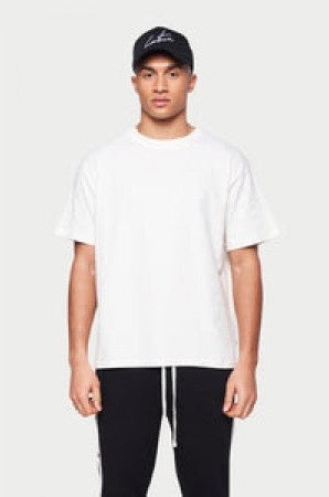 Reflective Signature T-Shirt Off-White - BlackBeard Fashion Lounge - 