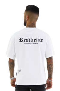 White Resilience T-Shirt - BlackBeard Fashion Lounge - 